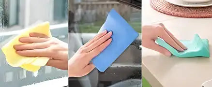 Towel-Magic Towel Reusable Absorbent Water For Kitchen Cleaning Car Cleaning(Pack Of 4)